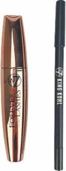 W7 cosmetica / Make up - Mascara &amp; Oogpotlood - Extra volume mascara - Zwart