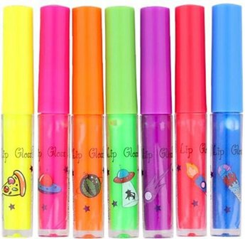 7 dagen lipgloss voor kinderen - Multicolor - Neon