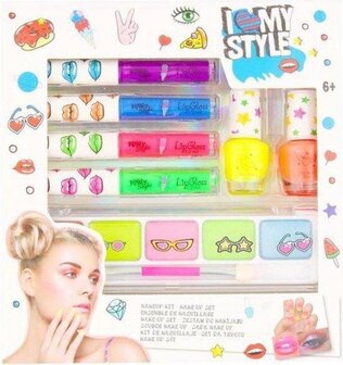Make-up set 7 delig - Multicolor - Neon