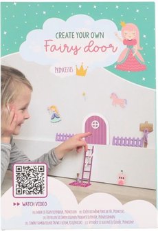Maak je eigen Prinsessendeur - Roze - Knutselpakket Prinses - Hobbypakket - 9 Delig - 3+