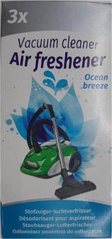 Stofzuiger Luchtverfrisser - Ocean Breeze - 3 stuks - Air Freshener