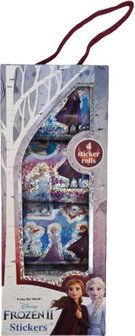Disney Frozen Stickerbox - Multicolor - Stickers - Kunststof - 4 Rollen - 3+