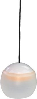 LED Lampje Met Koord - Wit - Kunststof - 10&Oslash;