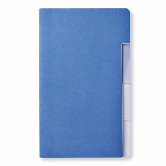 Notitieboek met Paginamarkeringen - Blauw - Papier - 80 Pagina&#039;s - Gelinieerd - 21 x 13 cm