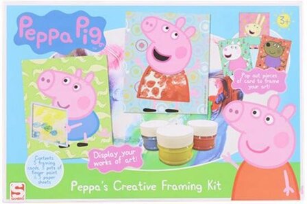Peppa Pig vingerverf - knutselset - Multicolor - Papier / Verf - 3+