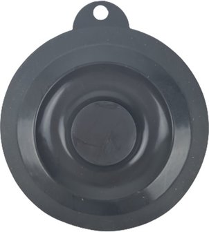 Siliconen Deksel - Zwart - Siliconen - Rond - &Oslash; 15 cm