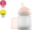 Suavinex Zero Zero Flesspeen - Zalm / Transparant - Baby Starterset - Siliconen - 180 ml 2