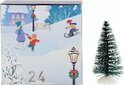 Adventskalender Magic Village - Blauw - Kerst Decoratie - Cadeau Gif Box - Kunststof - 24 Vakjes 3