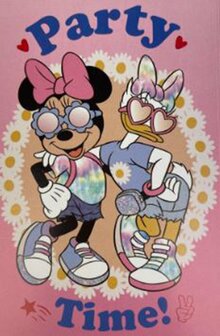 Uitnodigingkaarten - Minni Mouse - Papier - Roze - Met enveloppen - 5 stuks