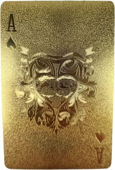 Gouden Shiny Speelkaarten - Goud - Hard Papier - Complete Set