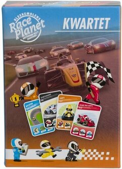 Race Planet kwartet - Kaartspel - Auto&#039;s - Multicolor - Vanaf 3 jaar - 32 Kaarten