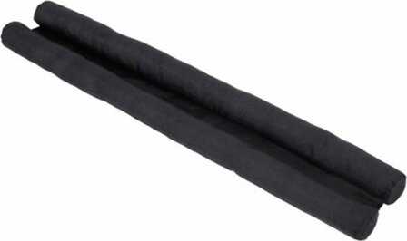 Tochtstopper - Tochtrol - Polyester/schuim - Zwart - 80cm