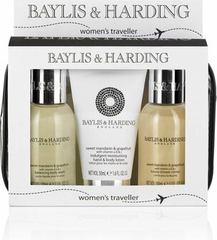Baylis &amp; Harding geschenkset - Body wash - Shower cr&eacute;me - Hand &amp; Body lotion - Sweet mandarin &amp; grapefruit