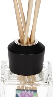 SPAAS Fairy Waterlily geurstokjes - Multicolor - Glas / Hout - 50 ml - Geurstokjes - Cadeau - Geur - Kerstcadeau - Sinterklaasc