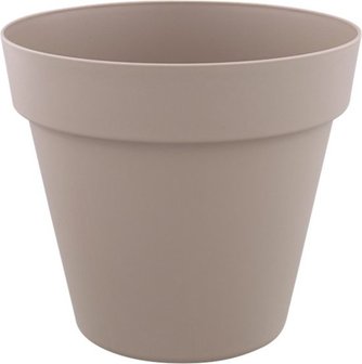 Kunststof Bloempot / Tuinpot / Pot / Bloembak CONOR - Pebble - Kunststof - &Oslash; 20 cm - Maat S