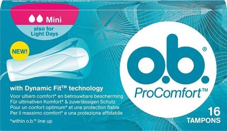 OB Tampons - ProComfort - Mini - Set van 2 (32 stuks)