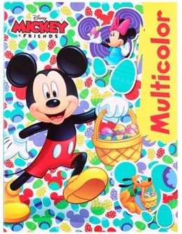 Disney Mickey Mouse Pasen kleurboekje- Multicolor - Kleurboek - Papier- 32 pagina's