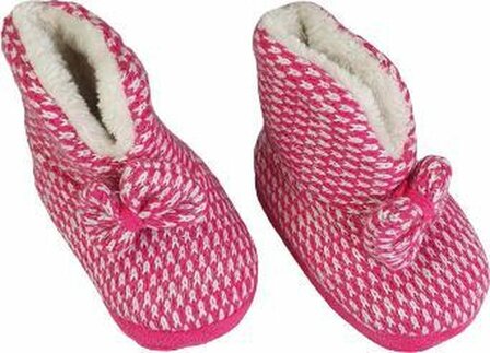 Baby Pantoffels - Roze - Maat 16 / 17 - Pantoffels Dames &ndash; Pantoffels meisjes - Warme pantoffels &ndash; Sloffen - Slof