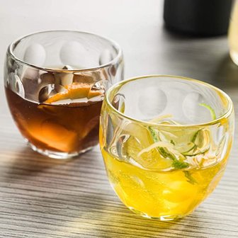 Luxe espresso kop en schotel ITALIANO - Likeurborrelglas met schotel - Glas / Acryl - Transparant - Set van 2 - Glas - Drinkgla