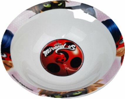 Marvel miraculous - Serviesset - Kinderservies - Bord / Kom - Multicolor - Kunststof - 2 Delig - 1