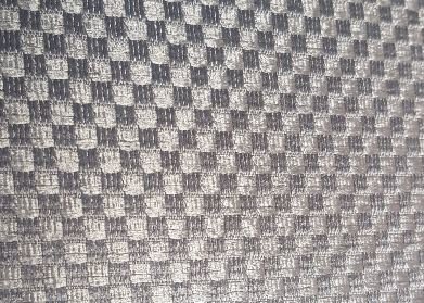 Sierkussenhoes met blokjes motief KYRA - Grijs - Glanzend - 45 x 45 cm - 2