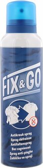 Fix &amp; Go antikreuk spray - Blauw / Transparant - 185 ml - Set van 2 - Antikreuk - Spray - Kleding