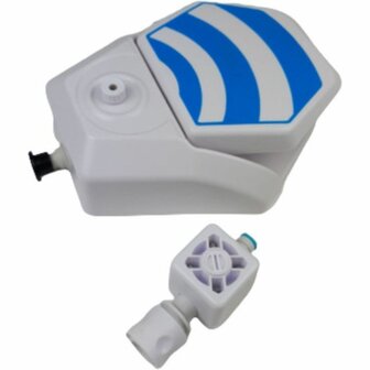 Drinkfontein voor huisdieren ALFIE - Blauw / Wit - Kunststof - 25 x 22 x 8,7 cm