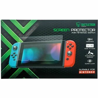 Nintendo Switch Screenprotector - Transparant - Glas - Geschikt voor originele Switch systemen - 1