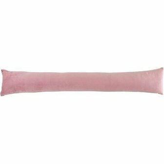 Velvet tochtrol CORINE - Roze - Polyester - 15 x 85 cm