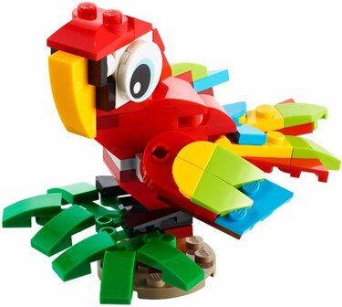 LEGO Creator 30581 - Tropische Papegaai (Polybag) 3 in 1 - Multicolor - 6+ - Speelgoed - Cadeau - Lego - Knutselen - Kinderen