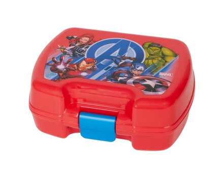 Avengers Broodtrommel -  Rood - Kunststof - Lunchbox - 17 x 13.5 x 6.5 cm 