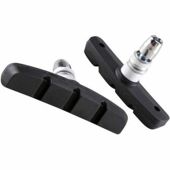 Fiets remblokken - Zwart / Zilver - Universeel - 1 Paar - Fietsrem - Fiets - Fietsbenodigdheden - Fietsen