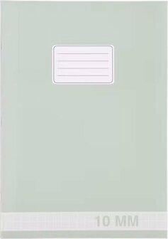 Schriften gelijnd A5 JOELLA - Olijf Groen / Wit - Papier - 16,5 x 21 cm - 5 Stuks - Schoolschrift - Schrift - Back To School - 