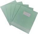 Schriften gelijnd A5 JOELLA - Olijf Groen / Wit - Papier - 16,5 x 21 cm - 5 Stuks - Schoolschrift - Schrift - Back To School - 