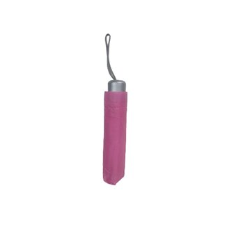 Opvouwbare Mini Paraplu JIM effen patroon - Roze - Kunststof / Metaal - L 52 cm - Regen - Herfst - Paraplu