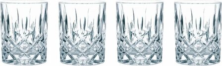 Luxe Whiskey glazen CRYSTAL - set van 4 - Transparant - 300 ml - Set van 4  foto 2