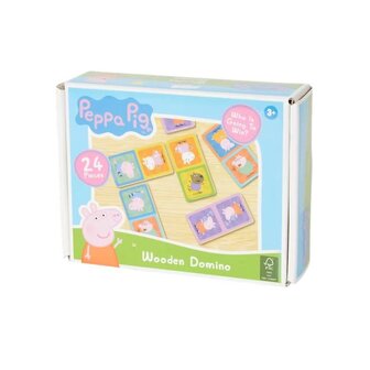 Peppa pig Dominostenen - Blauw / Multicolor - Karton -  24 Stuks