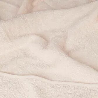 Baby handdoek ADAM - Zalm roze - Katoen - 75 x 75 cm - Voor baby's - Badkamer - Baby bathcape 