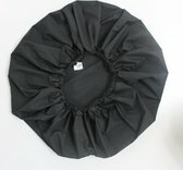 Douchemuts - Zwart - Nylon / Kunststof - One Size - Douche - Muts - Haarmuts - Badmuts - Docuh Capa