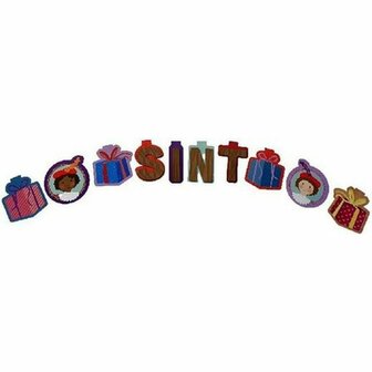 Sinterklaas - Letterslinger - 3 meter - Multicolor