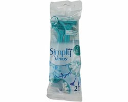 Simply Venus Aloe Vera - Lichtblauw / Wit - Kunststof - 2 Stuks