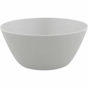 Salade schaal ZOFIA effen model - Grijs - Melamine - 25 x 25 x 11 cm - Schaal - Saladeschaal - Serveerschaal