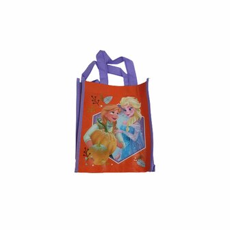 Frozen Halloween Snoep Tas - Oranje / Paars - Kunststof - 24 x 19,5 cm - Tas - Halloween - Snoep - Cadeautas - Tasje