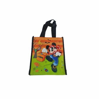 Mickey Mouse Halloween Snoep Tas - Oranje / Multicolor - Kunststof - 24 x 19,5 cm - Tas - Halloween - Snoep - Cadeautas - Tasje