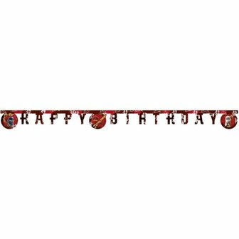 LEGO Ninjago slinger - Rood / Multicolor - Papier / Karton - 2 Meter - Lego - Slinger - Feestslinger - Party - Themafeest - Par