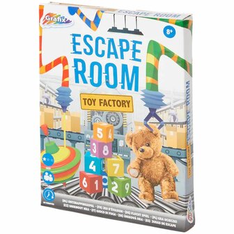 Escape room spel &#039;&#039;Toy factory&#039;&#039; - Multicolor - Kunststof - 2-4 spelers - 60 minuten spel - Vanaf 3
