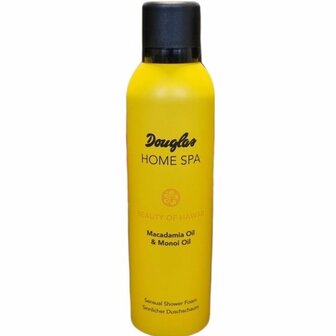 Home Spa &quot;Beauty Of Hawaii&quot; Douche foam - Geel / Zwart - Douche Foam - 200 ml - Set van 2 - Douche - Foam - Showe