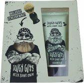 Tough Guys Giftset - Aftershave + Scheerkwast - 200ML - Vaderdag Cadeau - Voor hem - Papa - papadag - Gift - Set - Mannen - Dou