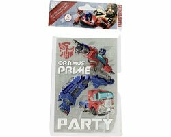 Transformers - Uitnodiging Kaarten / Uitnodigingskaarten jongens - uitnodiging kaarten - Assorti - Verjaardag / Party / Feestje