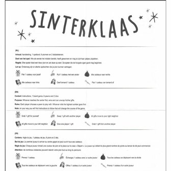 acre Luchtpost verlangen Sinterklaas pakjesspel - Multicolor - 19 x 19 cm - Karton - Sint - Bordspel  - Spelletjes - Spel - pakjesavond - cadeau - cadeaus - Red Hart | All You  Need Is Low Prices